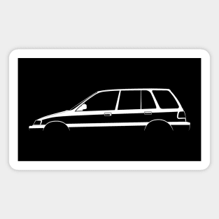 Honda Civic Wagon (EF) Silhouette Magnet